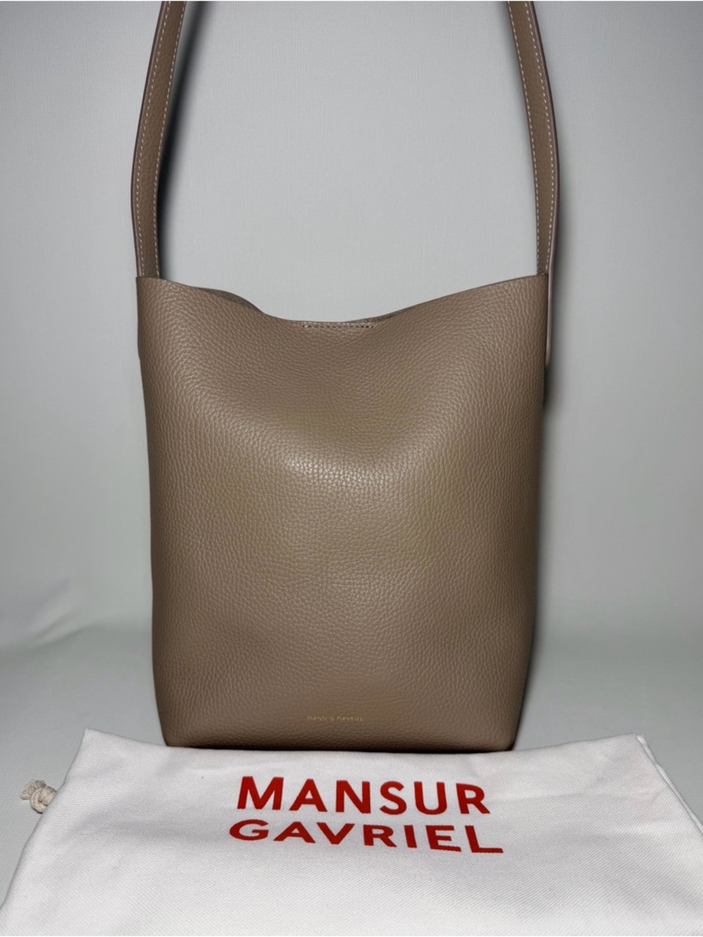 EUC - Mansur Gavriel Small Everyday Cabas Biscotto